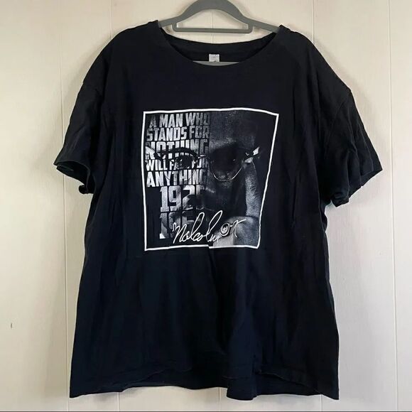 Sol’s Tops - Sol’s Malcom X Black T-Shirt 3X